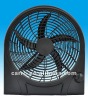 New design 10" portable solar powered rechargeable emergency battery fan CE-12V10Q