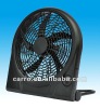 New design 10" solar powered portable rechargeable emergency battery fan CE-12V10Q