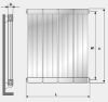 New design copper aluminium reunites radiator for home heater