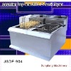 New style electric egg fryers DF-904 counter top electric 2 tank fryer(2 basket)