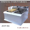 New style fryer DF-904 counter top electric 2 tank fryer(2 basket)