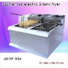 New style industrial fryer DF-904 counter top electric 2 tank fryer(2 basket)