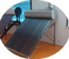 Non-pressure evacuated tube solar water heater