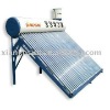 Non-pressure solar heating system with assitant tank