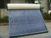 Non pressure solar water heater with feeding tank