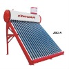 Non-pressurized automatic solar water heater with Aux. Tank