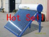 Non-pressurized color steel solar water heater