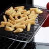 Non-stick Cooking Mesh Sheet/ Crispness Grid - PTFE coated fiberglass for baking crispness, pizza in oven, BBQ grill