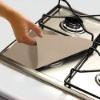 Non-stick Stovetop Protector / Gas Hob Liner - set of 4,  27x27cm, protect gas cooker from cooking spills