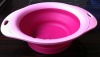 Non-toxic foldable silicone bowl