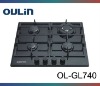 OULIN CE approval kitchen 4 burner glass stove OL-GL740