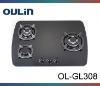 OULIN glass kitchen gas stove 3 burner OL-GL308