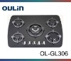 OULIN glass kitchen gas stove 5 burner OL-GL306