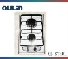 OULIN kitchen 2 burner stainless steel gas cooker OL-ST401
