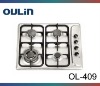 OULIN kitchen 4 burner stainless steel gas cooker OL-ST409