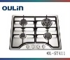 OULIN kitchen 4 burner stainless steel gas cooker OL-ST411