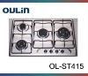 OULIN kitchen 4 burner stainless steel gas cooker OL-ST415