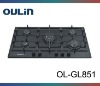 OULIN kitchen 5 burner glass stove OL-GL851