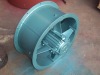 Offshore platform axial in-line fan for ship use