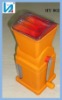 Orange Colorful ABS Plastic Maunal Ice crusher, Mini hand ice crusher