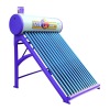 Passive solar water heater with evacuated tube