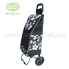 Pinic camping polyester shopping trolley bag with wheels