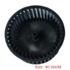 Plastic centrifugal wheel/impeller (116x48-6)