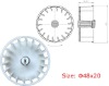 Plastic centrifugal wheel/impeller (48x20-4)
