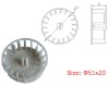 Plastic centrifugal wheel/impeller (51x20-4)