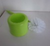 Plastic small & convenient Toilet brush holder with aeruginous colour