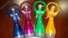 Plastic toy handheld water spray mini fans