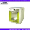 Plumbed hot and cold counter type water dispenser