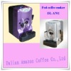Pod coffee maker for espresso and cappuccino (DL-A701)