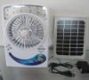 Portable Fan with solar panel