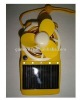 Portable Solar Powered  Fan with LED Lights