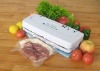 Portable Vacuum Sealer, Household Manual with a Food-grade Pouch and Digtal Controls