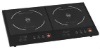 Portable twin electric Induction cooker S2-B Black Crystal Touch Panel