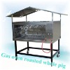 Practical gas oven roasted whole pig, restaurant cooking equipment