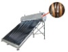 Pre-heated copper coil solar water heaters