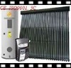 Pressurized hybrid solar heater / solar water heater with split type