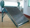 Pressurized solar water heater with colour steel material