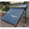Pressurized solar water heater with vacuum tube