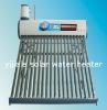 Pressurized vacuum tube solar water heater