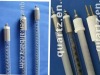 Quartz infrared tube heating elements with screw terminal
