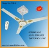 Rechargeable Ceiling Fan with Light, AC/DC,32", 42", 48", 56", 60",64"
