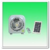 Rechargeable Solar Oscillating box fan