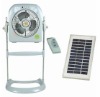 Rechargeable Solar Power Fan With Remote Control