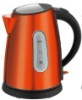 Red color cordless Stainless steel Electric Kettle with 1.7L
