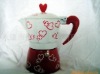 Red heart coffee maker