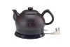 Red porcelain electric kettle